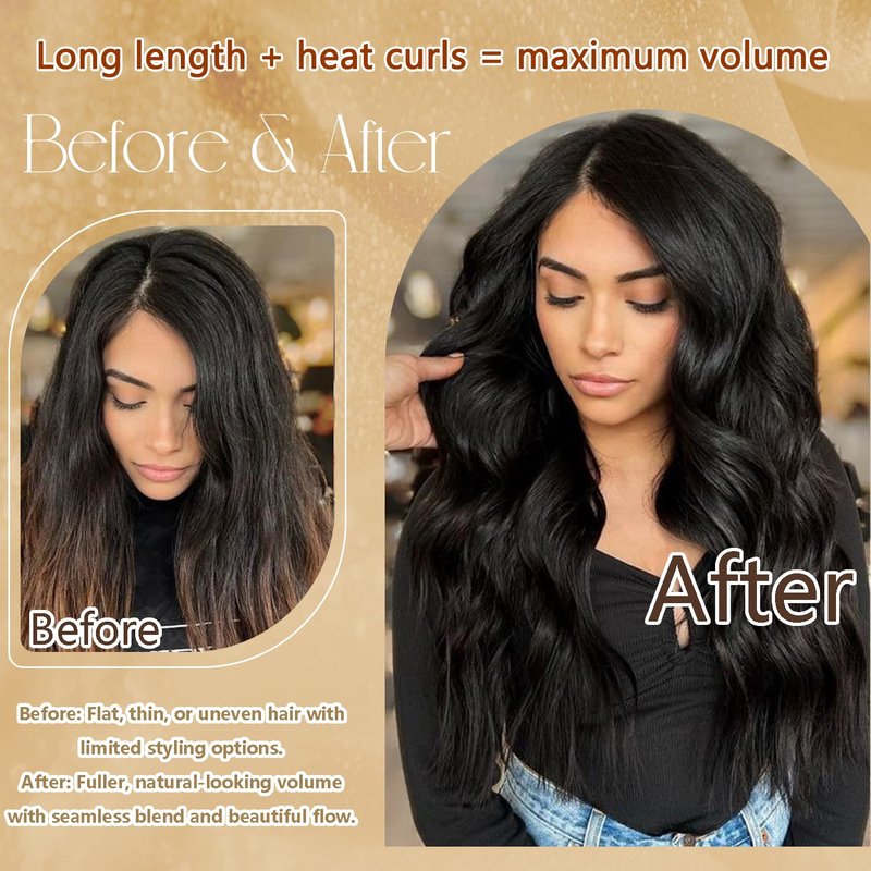 Clip in Hair Extensions Real Human Hair 12 Inches 7pcs Jet Black Human Hair Extensions 75g #1 Human Hair Clip Ins for Black Women Straight Soft 100% Natural Human Hair
