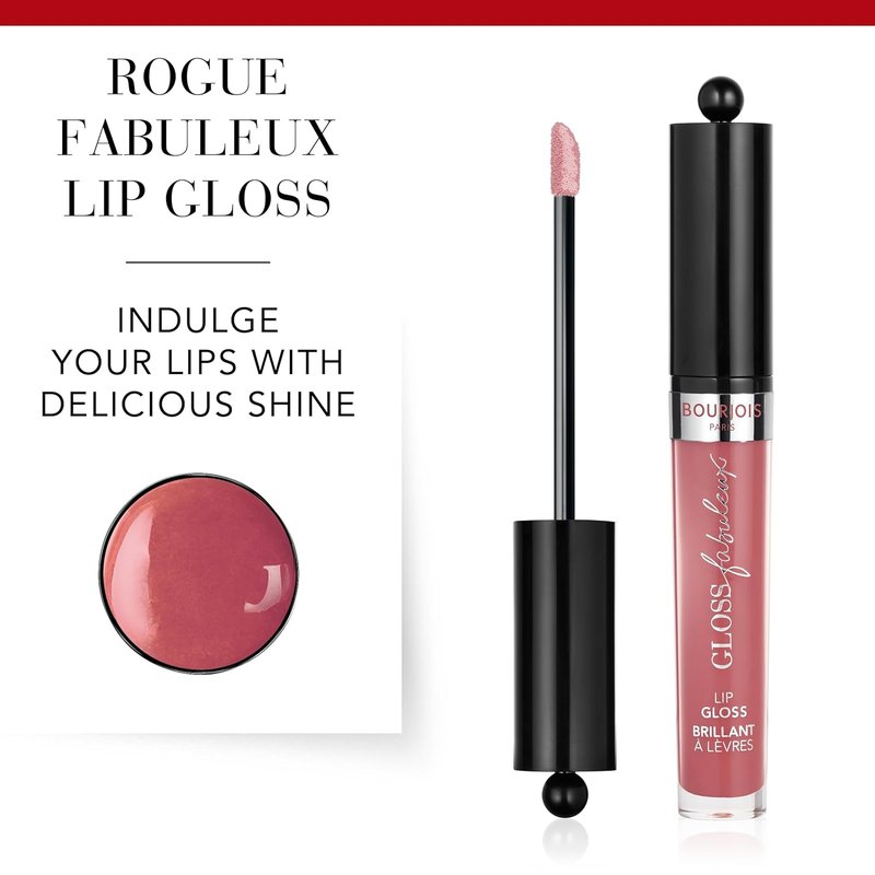 Bourjois Gloss Fabuleux Lip Gloss - Mauvie Star Shade | Hydrating Shine