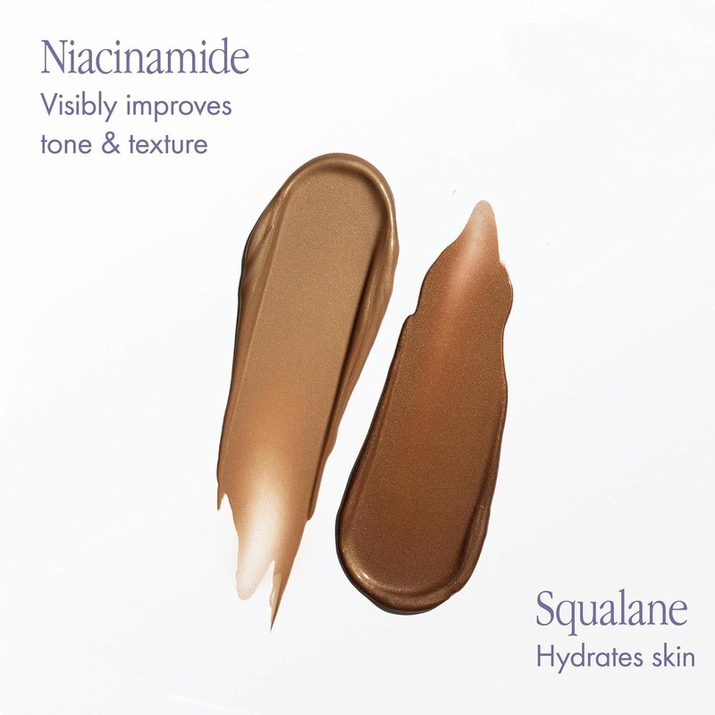 Sunny Serum Bronzing Serum - Illuminating Liquid Face Bronzer with Niacinamide | Buildable Wash-Off Formula - 1.01 fl oz
