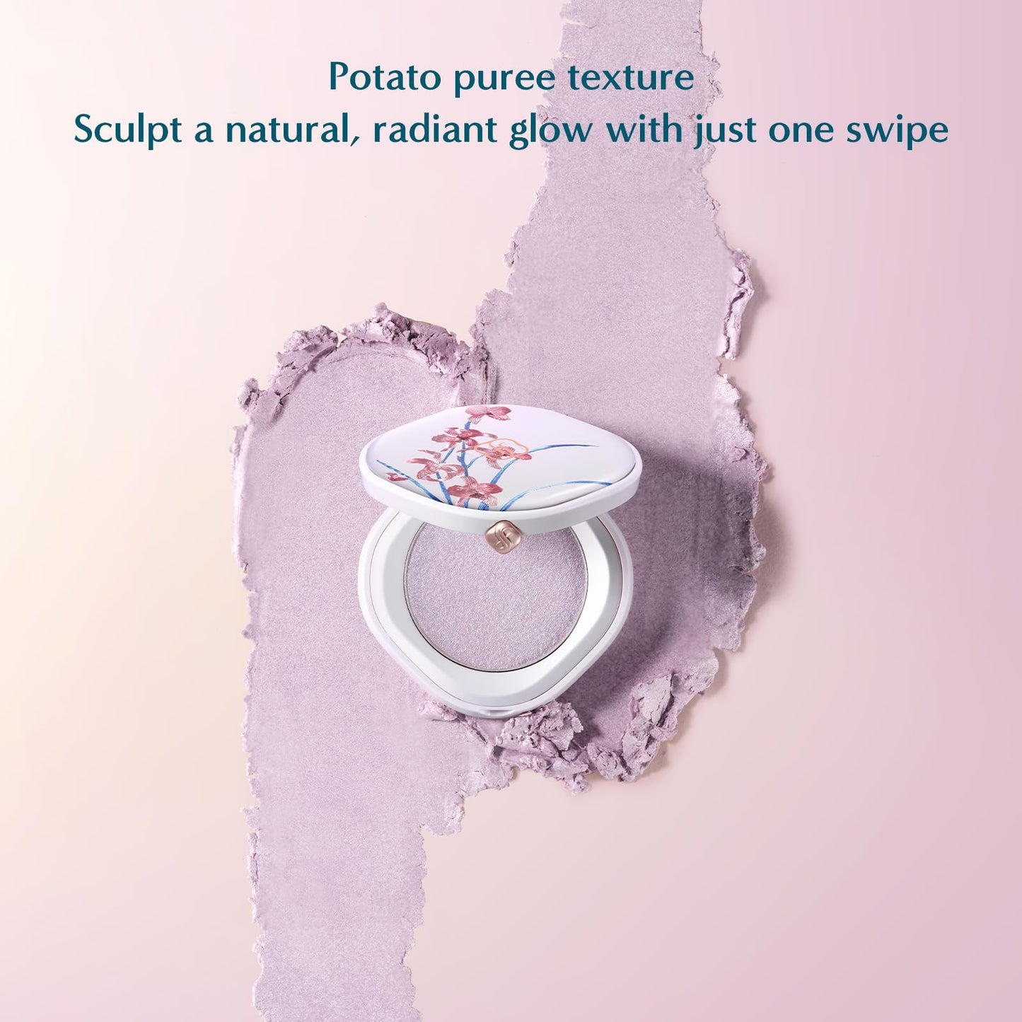 FLORASIS Gentle Waves Aqua Glow Highlighter (Ode to Embroidery) (03 Lilac Haze, 1 Count)