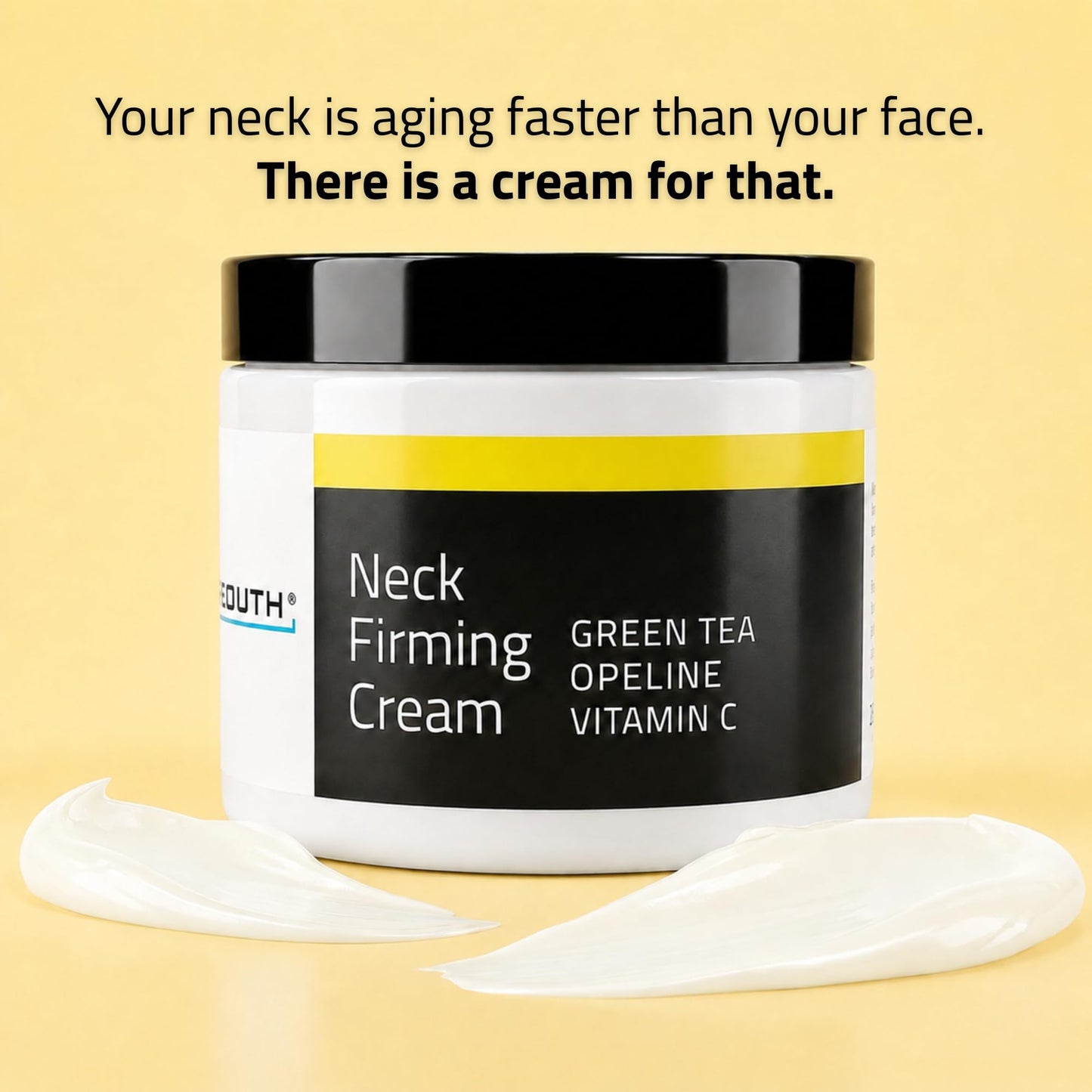 YEOUTH Neck Firming Cream with Vitamin C and Peptides, Neck Cream for Tightening and Firming Chest, Décolleté, Double Chin, Turkey and Crepey Skin