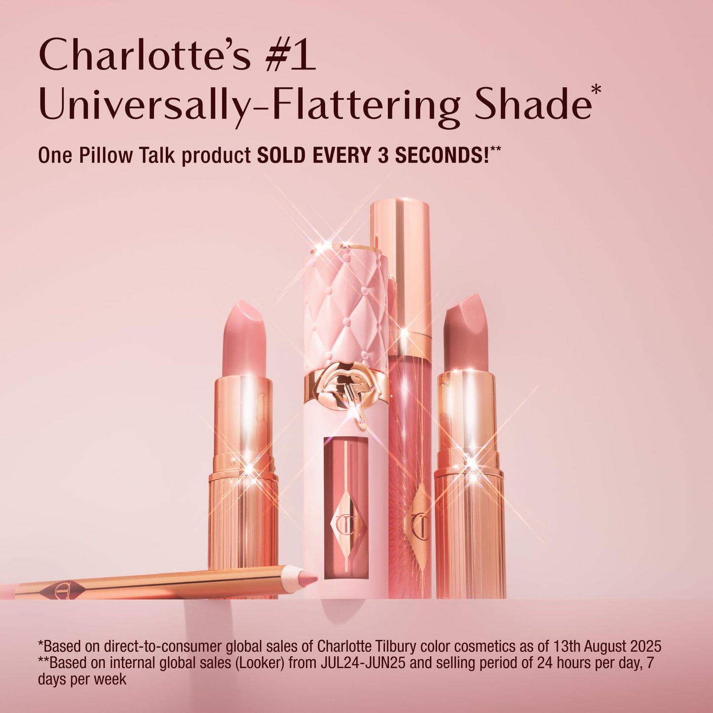 Charlotte Tilbury Matte Revolution Lipstick - Long Lasting, Matte Lipstick with Buildable Color & Lip-Loving Ingredients - Creamy, Easy to Blend Formula - Pillow Talk Medium