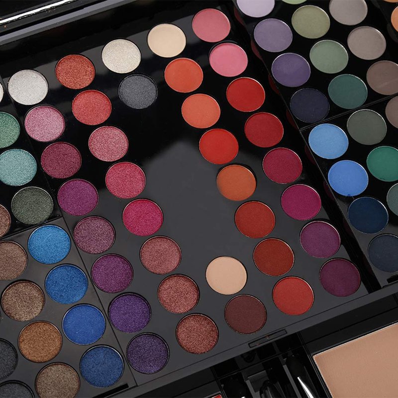 Charmcode 190 Colors Makeup Palette Set - All-in-One Eyeshadow, Blusher, Eyebrow Powder & More | Multicolor