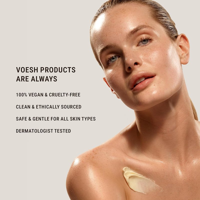 VOESH Peeling Socks Duo - Intensive Foot Peel & Callus Remover | Exfoliating Vegan Mask for Dry Feet