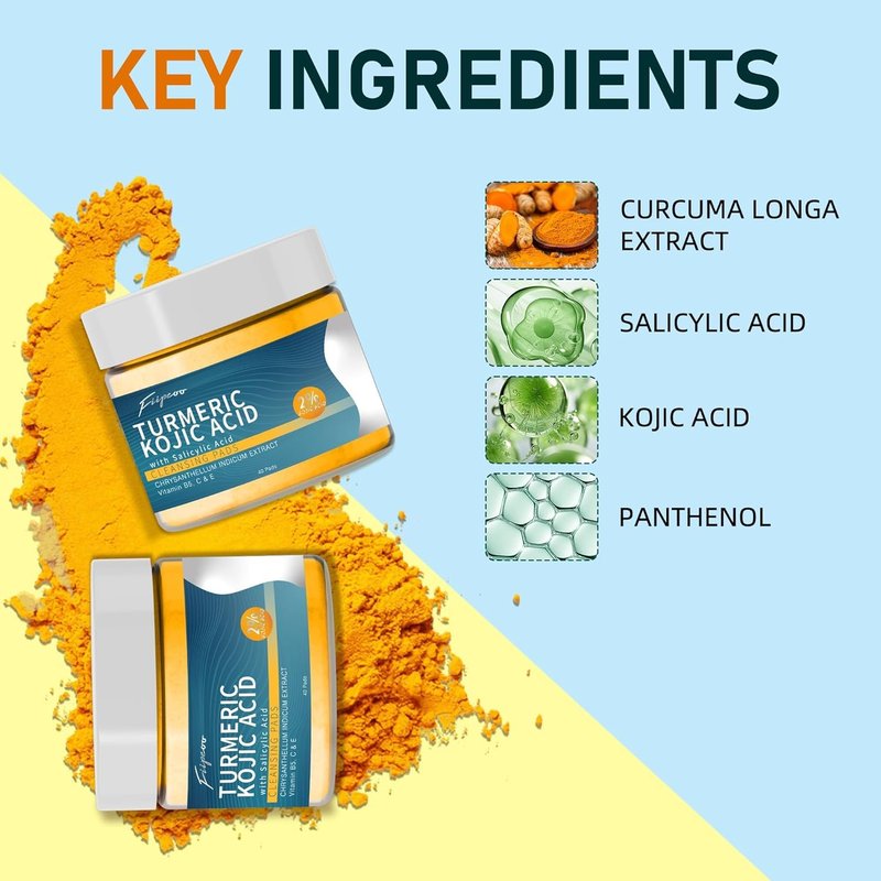 Turmeric Acid Cleansing Pads For Women: Exfoliating & Hydrating Turmeric Cleansing Pads for Face