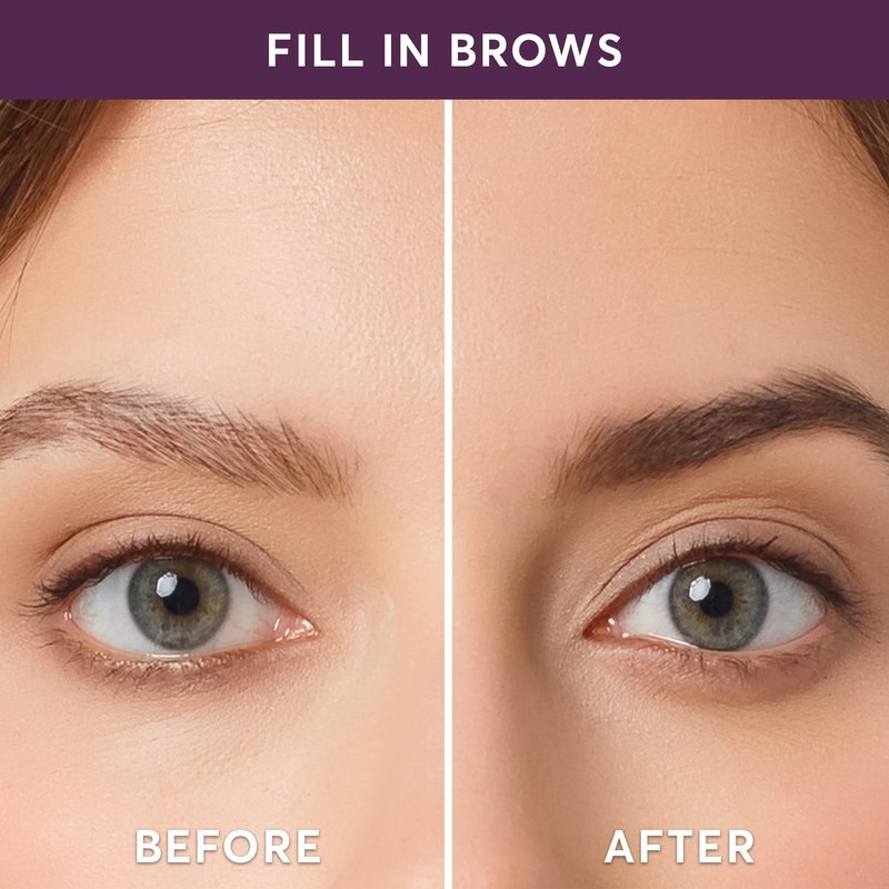 Madison Reed Root Touch Up Powder + Brow Filler – Terra Medium Brown, Instant Gray Coverage, Conceals Roots & Fills Brows, For Hairlines & Thinning Hair, Temporary, 0.13 oz (60 Uses)