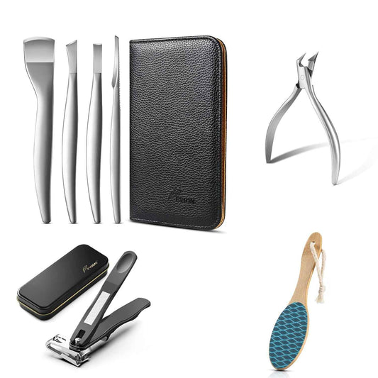 Professional 4PCS Pedicure Knife Set - Stainless Steel Ingrown Toenail & Callus Remover