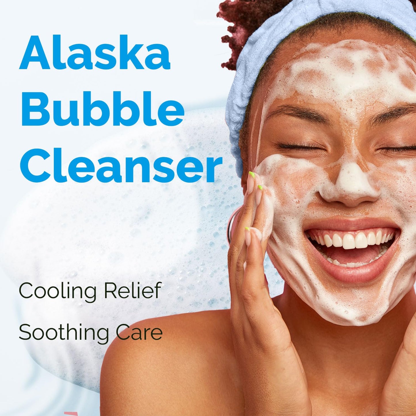 KSBC BENETUS Lacto Alaska Bubble Foam, Facial Cleanser, Face Wash, Moisture Balance, for Sensitive Skin Korean Skincare 200ml
