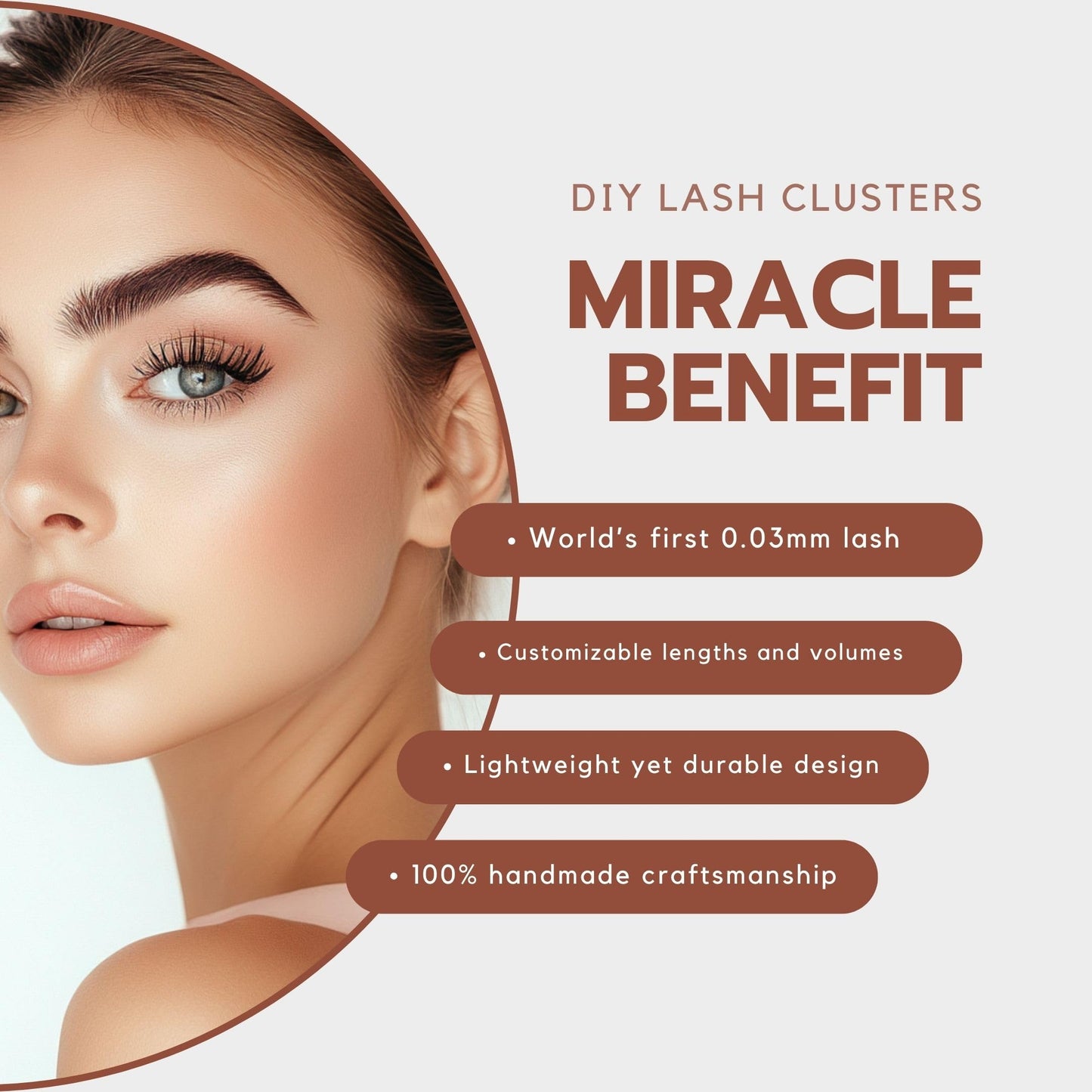 PARK SEONG HEE MIRACLE LASH DIY False Eyelashes, Lash Clusters, Lengthening Wisps 9mm-16mm Contact Lens Friendly, Easy to Apply, Reusable Strip Lashes (E5-280, 14mm) Thickness 0.03mm Lash Clusters