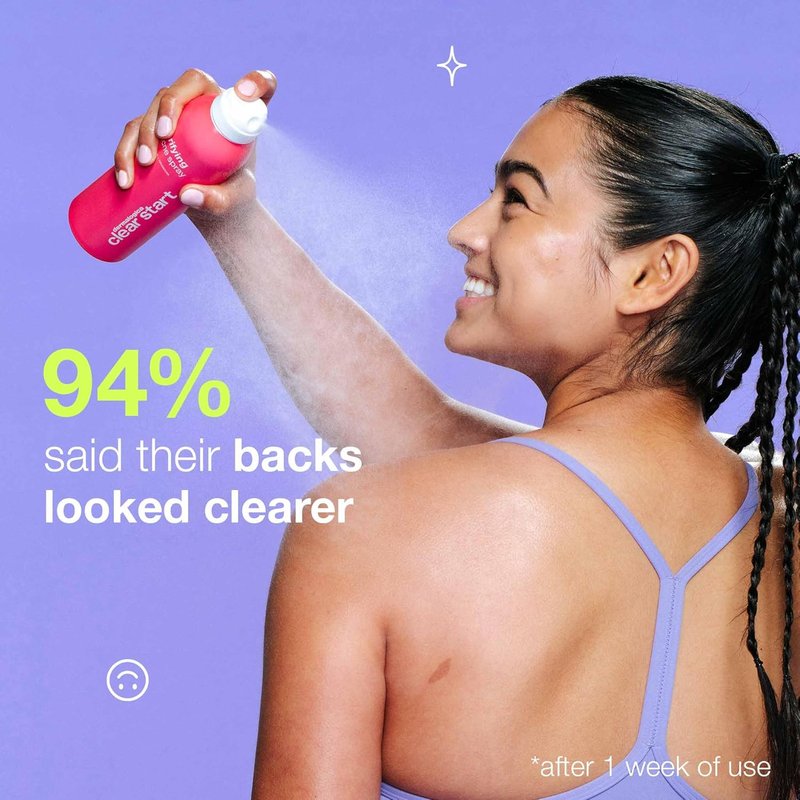 Dermalogica Clear Start Bacne Spray | Back Acne Treatment with Salicylic Acid & Tea Tree Oil - 6 fl oz