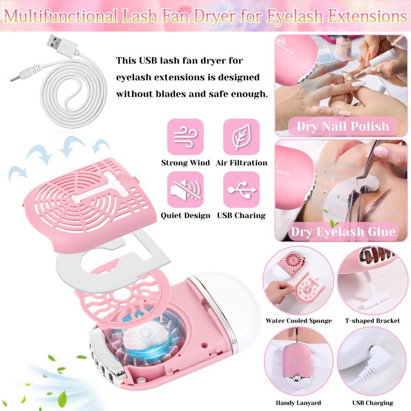 Lashes Kit for Eyelash Extension Beginners 470PCS Professional Lash Mannequin Head Practice Kit with Everything Lash Glue Lash Shampoo Lash Fan, Lash Extension Supplies for Practice Training