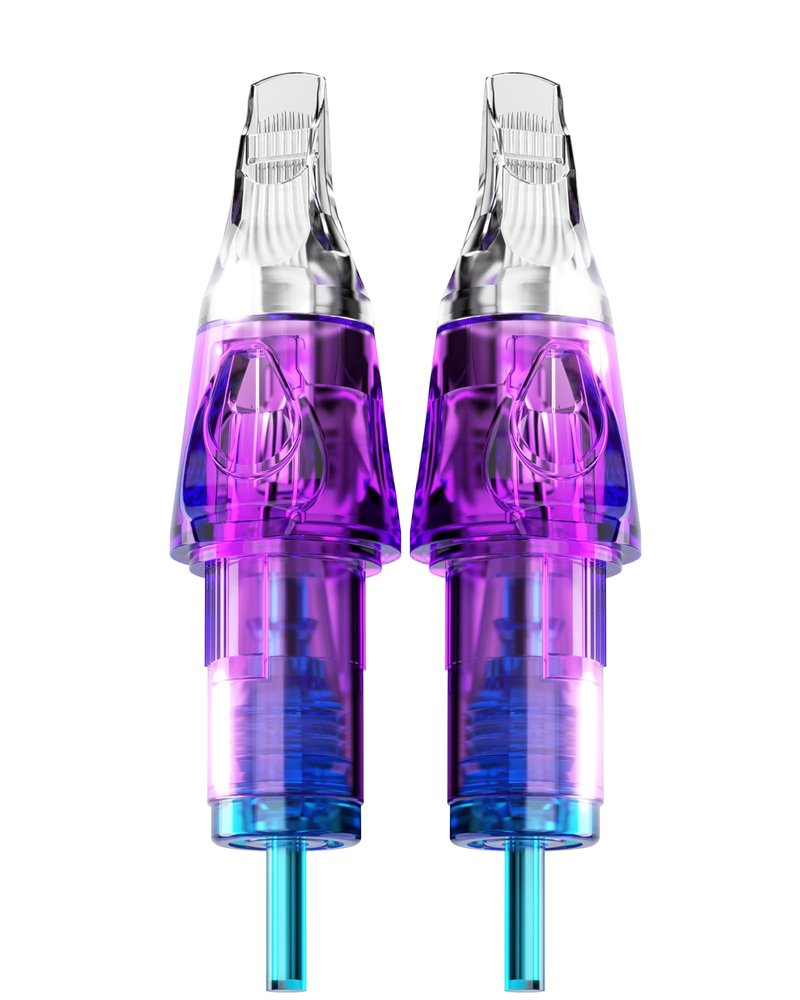 CNC Tattoo Cartridge Needles 20Pcs Disposable Cartridges #12(23RM) Standard 0.35mm Round Magnum M-Taper Needle for Tattoo Pen EN04B-20-1223RM-M