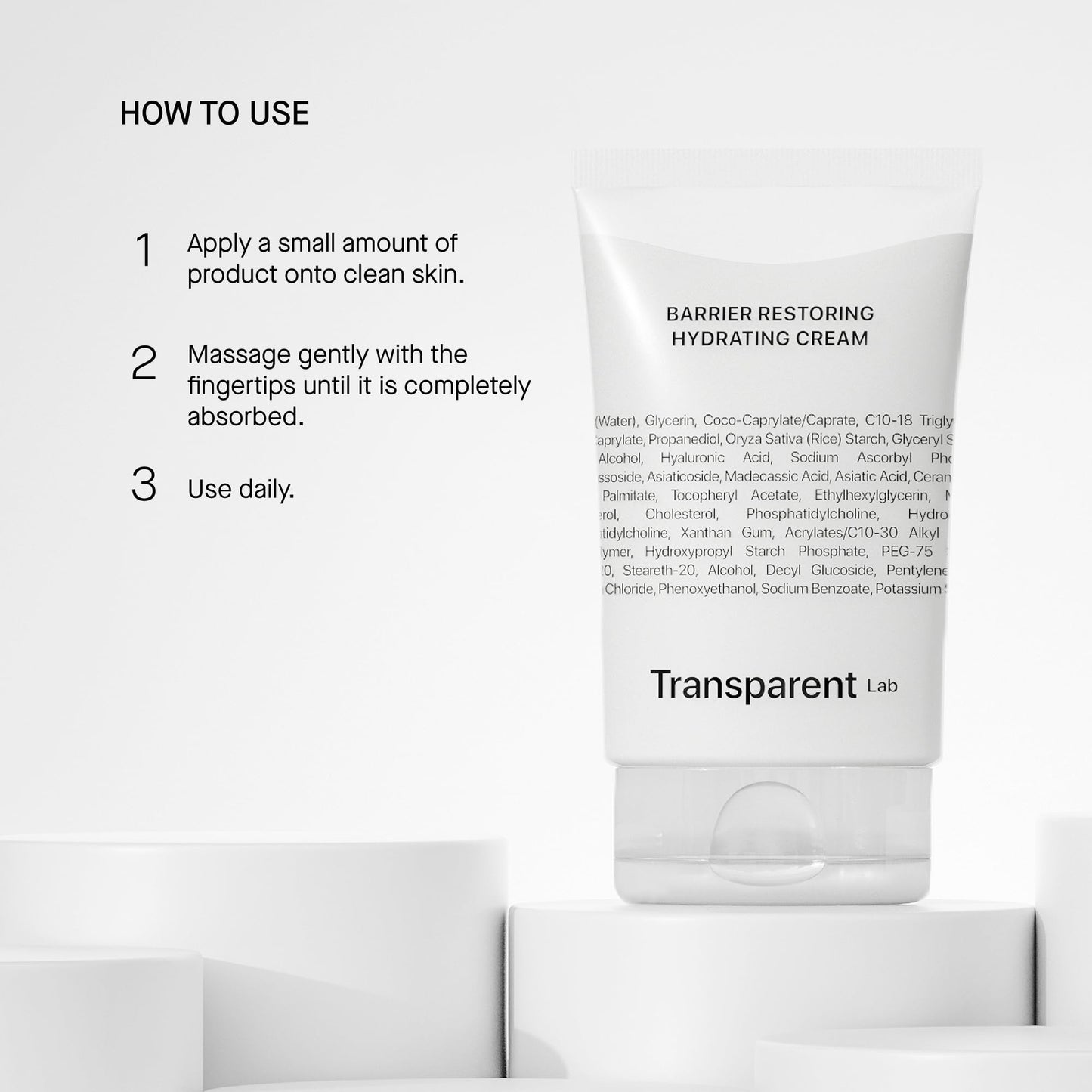 Transparent Lab BARRIER RESTORING HYDRATING CREAM - Ultra Hydrating Face Cream