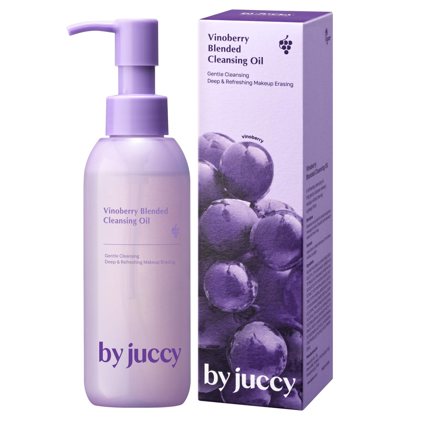 BYJUCCY Vinoberry Cleansing Oil, Remover All Skin Types, K-beauty, 5.07floz