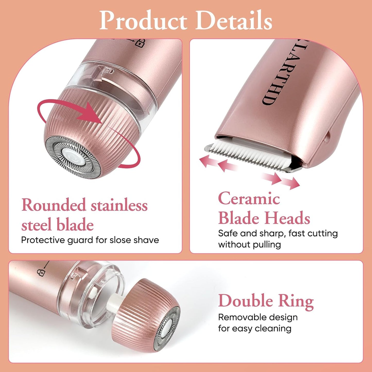 Flawless 2-in-1 Women’s Electric Shaver | Dual Head Bikini Trimmer, IPX7 Waterproof for Wet & Dry Use