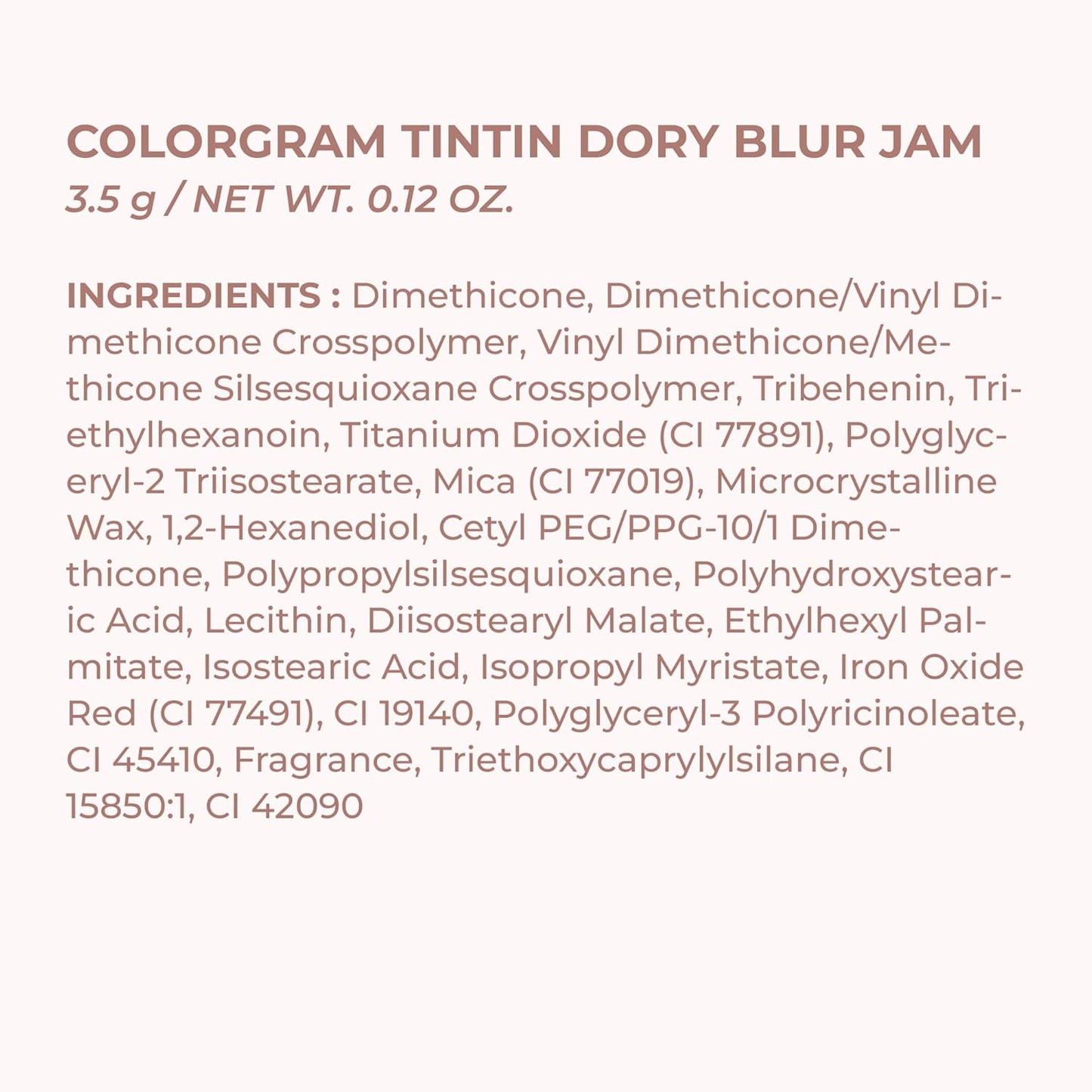 COLORGRAM Nude Blur Jam 04 Jujube Brick - Pudding Pot Lip & Cheek Tint | Velvet Matte Finish, Whipped Mousse Texture