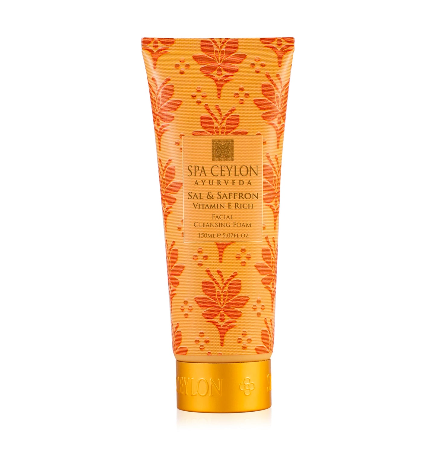 SPA CEYLON Sal and Saffron Vitamin E Enriched Facial Cleansing Foam | Gentle Cleanser | Hydrating | Skin Radiance