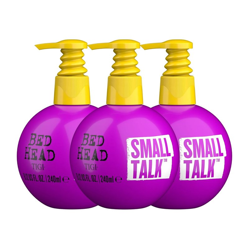 TIGI Bed Head Hair Thickening Cream | Small Talk 3-Pack - Moisturizing Volumizing Formula for Smoother, Thicker Hair - 8.12 Oz Each