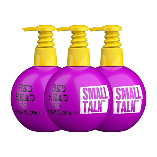 TIGI Bed Head Hair Thickening Cream | Small Talk 3-Pack - Moisturizing Volumizing Formula for Smoother, Thicker Hair - 8.12 Oz Each