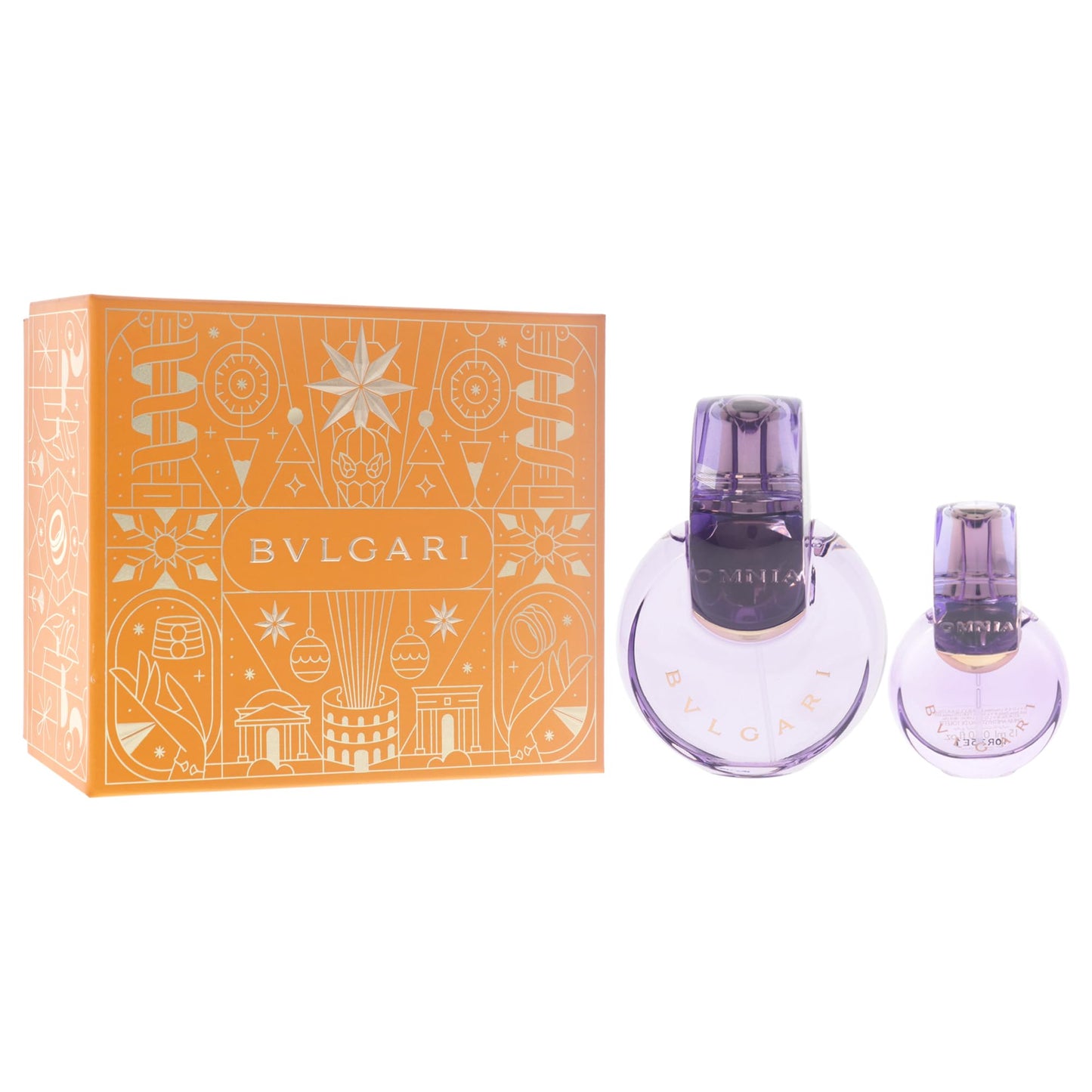Omnia Amethyste by Bvlgari for Women - 2 Pc Gift Set 3.4oz EDT Spray, 0.5oz EDT Spray