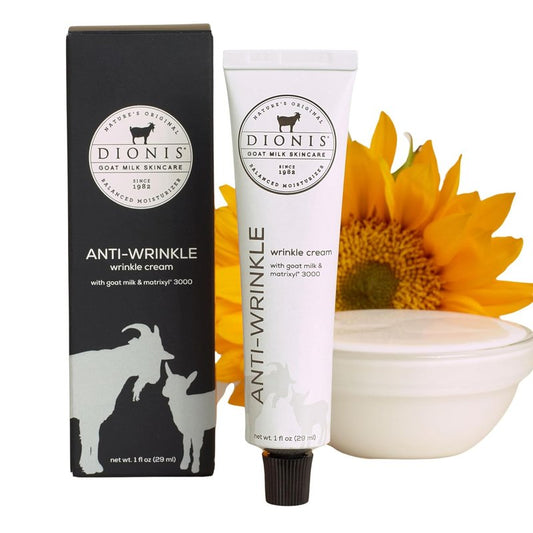 Dionis Goat Milk Anti-Wrinkle Cream - Matrixyl 3000 Formula for Fine Lines | 1 fl oz, Day & Night Use