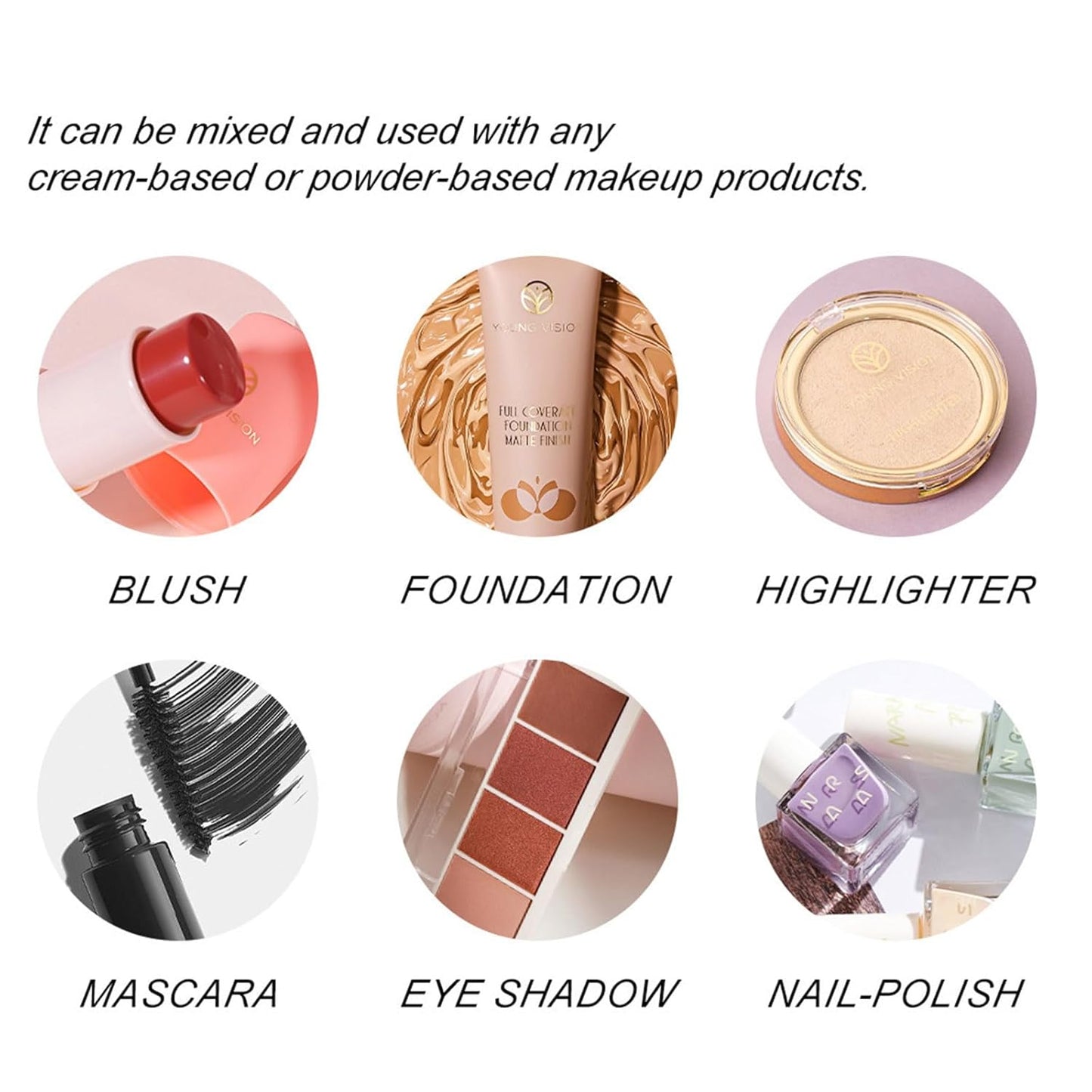 Mixing Liquid Waterproof Clear - Cosmetic Thinner & Eyeshadow Sealer | 9ML Color Enhancer