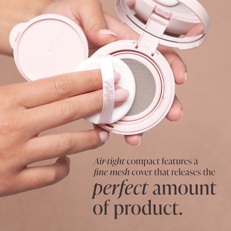 Mally Beauty Flawless Finish Foundation - Full Coverage Cream | Lightweight, Hydrating Formula with Vitamin E - Light Shade