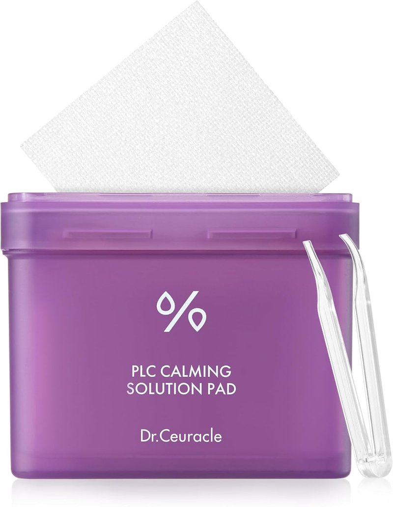 Dr.Ceuracle PLC Calming Solution Pads - Soothing Toner for Sensitive Skin | 130 Count