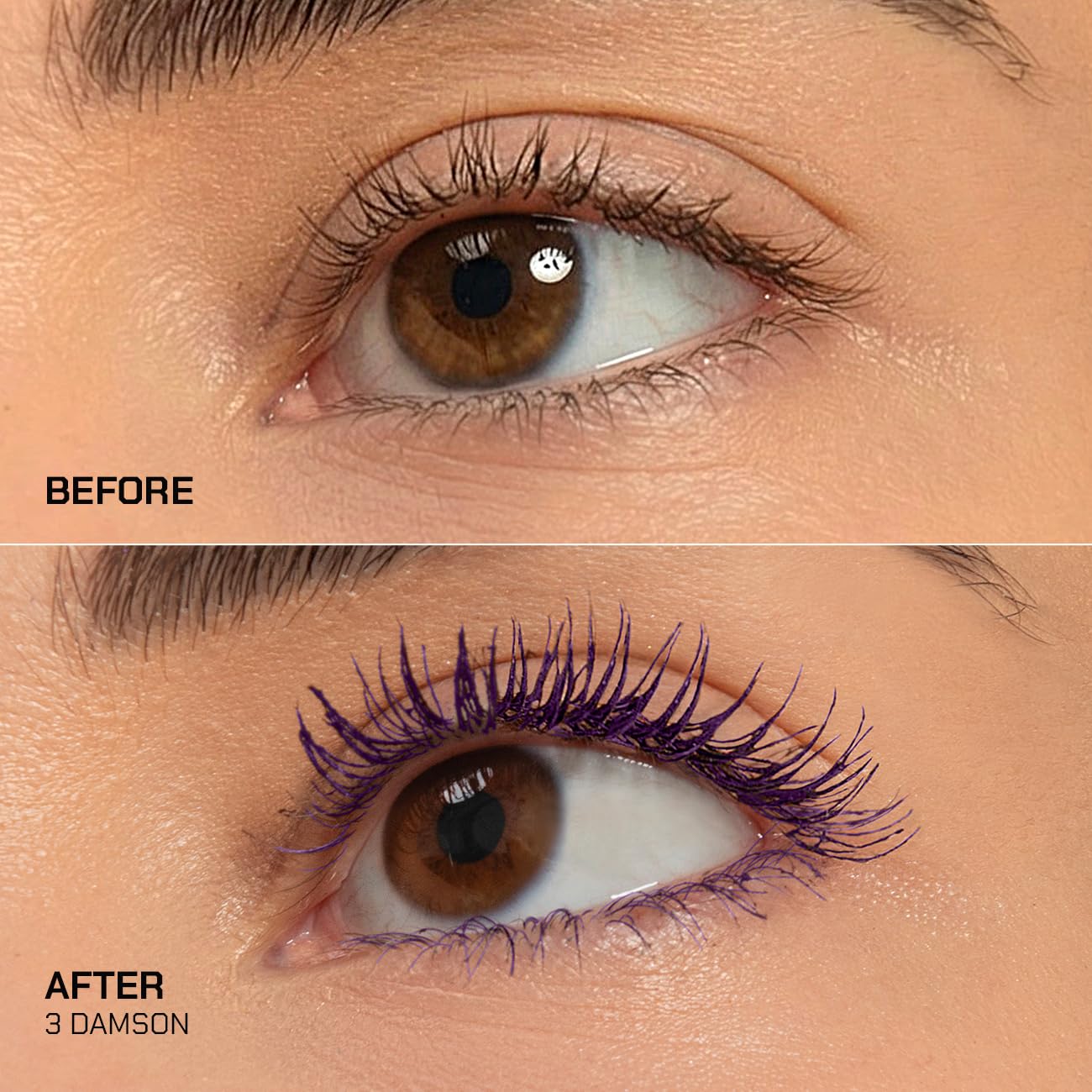 RADIANT PROFESSIONAL Lengthening Volumizing Mascara – Smudge Proof Mascara for Volume and Length – Long-Lasting, Dramatic False Lash Effect – 0.27 Fl oz (03 DAMSON)