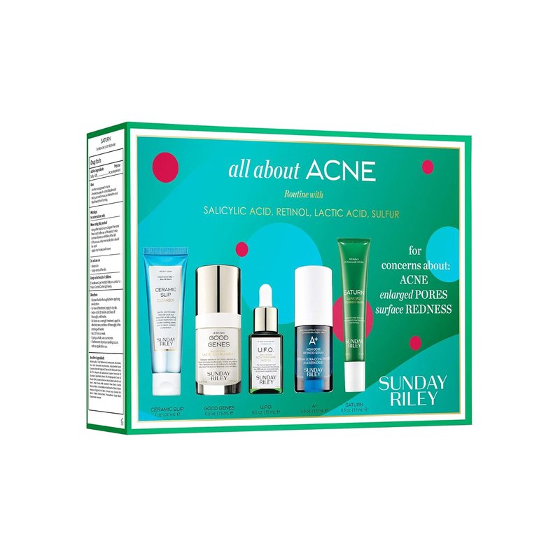 Acne Treatment Kit - Sunday Riley About Acne | Unscented Formula