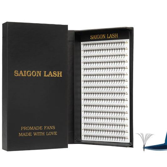 SAIGON LASH 8D Promade Fans Laser Tech Lash Extensions Black-0.05-D-13
