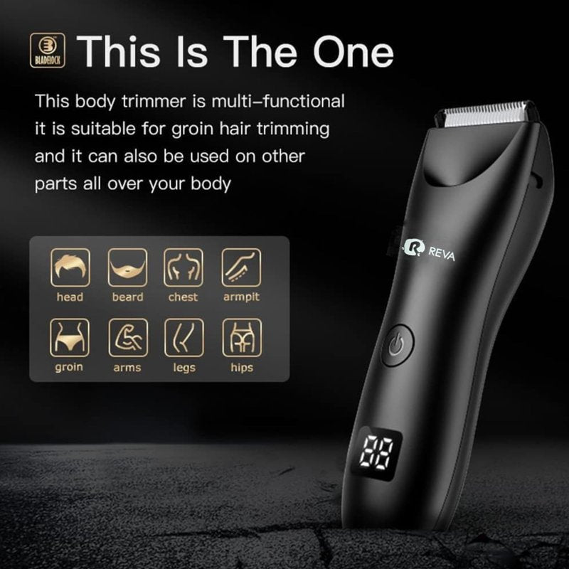 R REVA Multi Groomer All-in-One Hair Trimmer with Head Spotlight for Men & Women- Cordless Rechargeable Beard & Hair Clipper, Waterproof, Ceramic Blades, Low Noise and Fast Charging