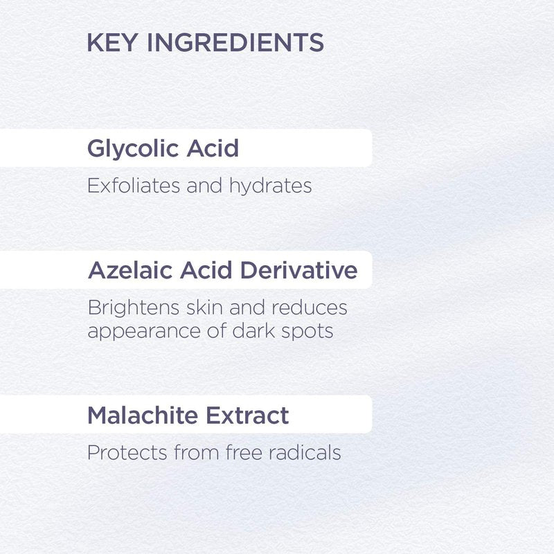 Glytone Enhance Brightening Solution | Brighten & Exfoliate with Glycolic Acid, Azelaic Acid Derivative, Niacinamide & Malachite Extract | Exfoliating Toner for Free Radical Defense | 6.7 fl oz.