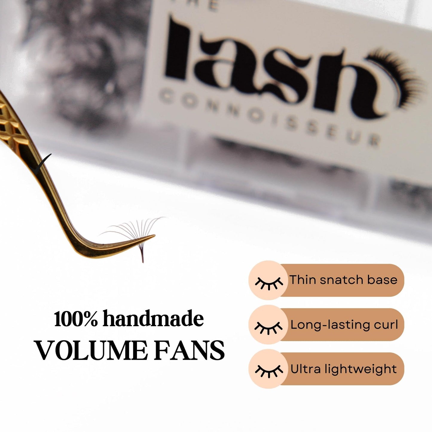6D - D Curl 750 Fans Mixed Promade Fans Lash Extensions | TLC Lash Supplies 4D to 16D Premade Fans 7 mm to 16 mm Mixed Length Thin Base Premade Fans Eyelash Extensions (6D - D Curl, 7-8-9 mm)