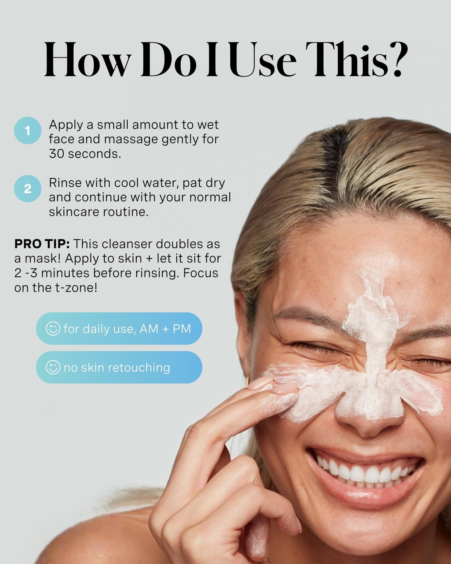 Kate Somerville EradiKate 3% Sulfur Daily Foaming Cleanser Acne Treatment – Clinically Formulated Medicated Face Wash Balances Skin & Cleans Pores, 4 Fl Oz