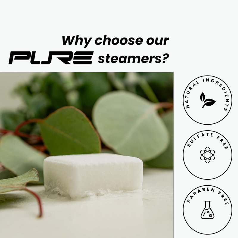 Pure Athlete Aromatherapy Shower Steamer Pack - Made in USA for Stress Relief, Sports Recovery, Wellness Gifts for Women & Men, Dorm Room Gifts, Essential Oils for Relaxation