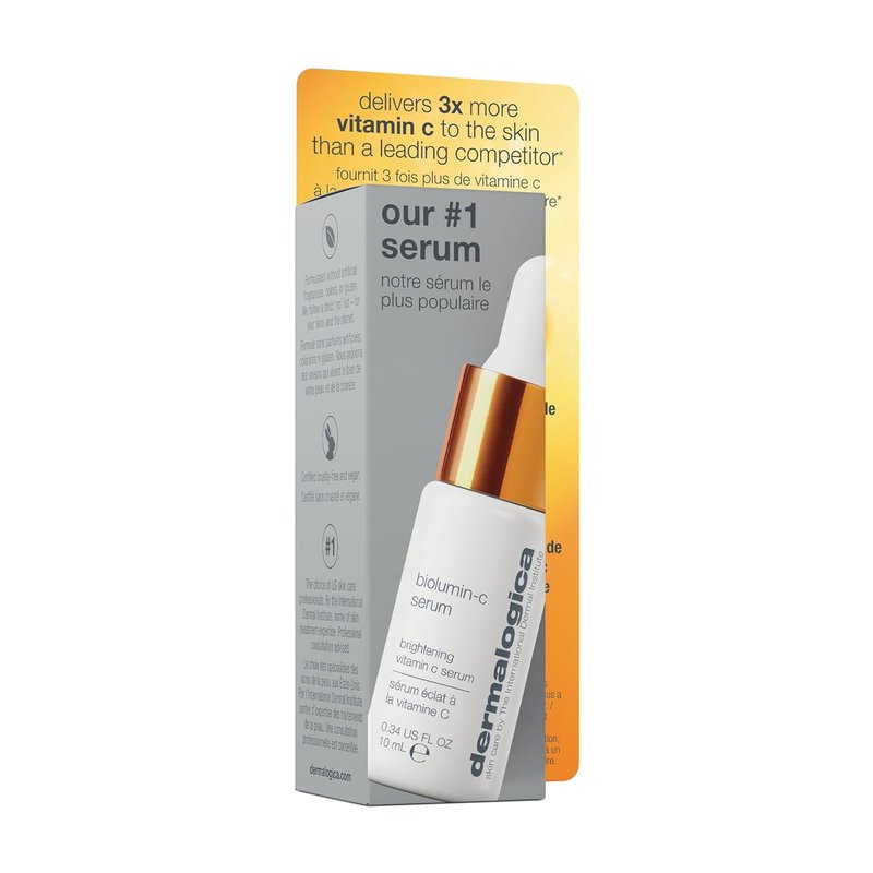 Dermalogica Biolumin-C Serum | Vitamin C Dark Spot Treatment with Peptides & AHA - Brightens & Firms Skin