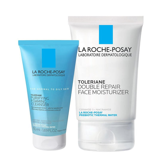 La Roche-Posay Toleriane Face Moisturizer - Ceramide & Niacinamide Cream for All Skin Types | Fragrance-Free Hydration
