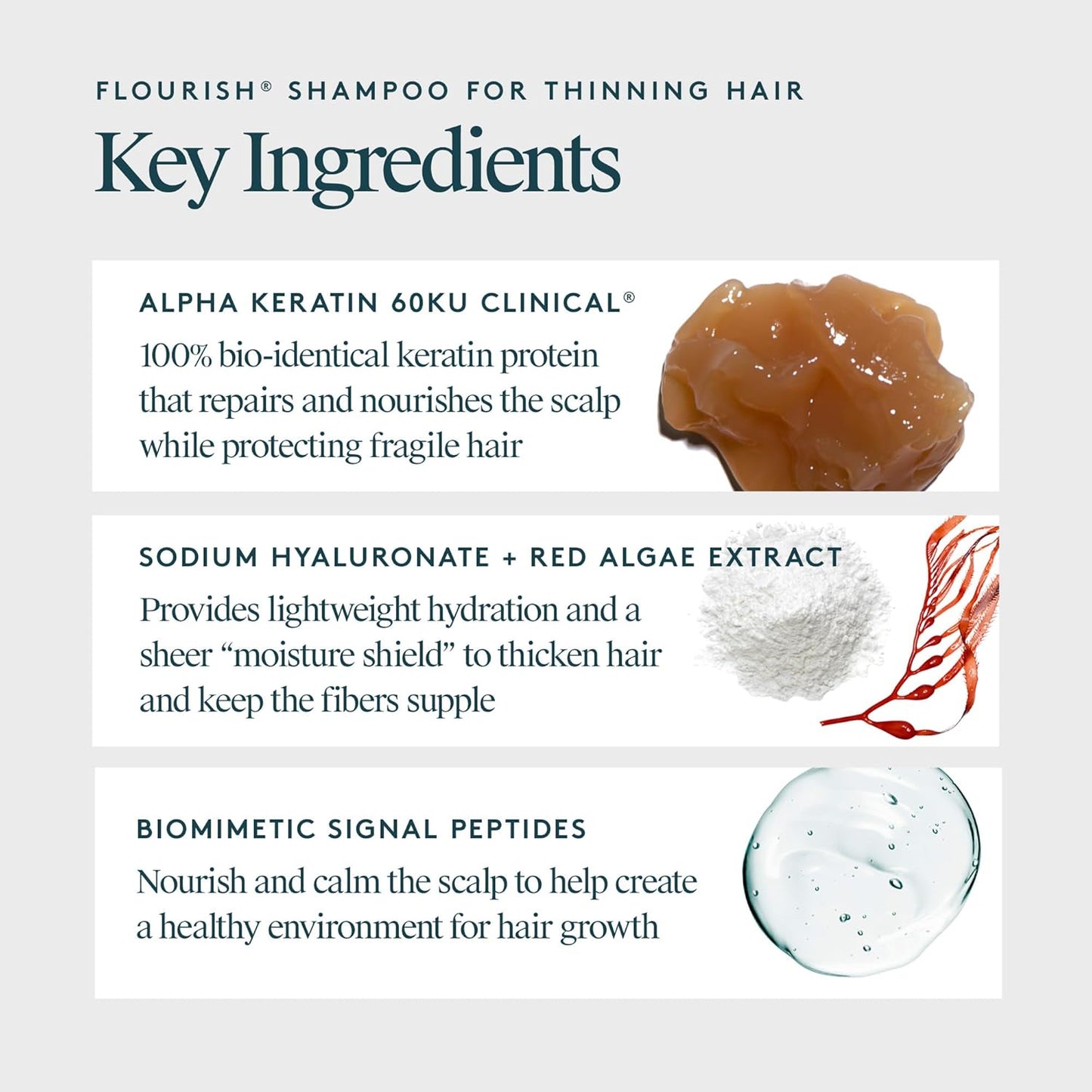 VIRTUE Flourish Shampoo - Sulfate-Free Volumizing Formula for Thinning Hair | Color Safe, Detoxifying Treatment