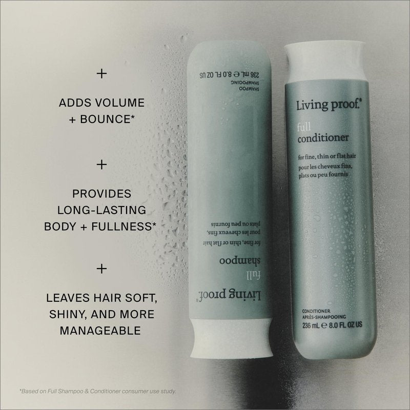 Living proof Full Conditioner Volumizing & Moisturizing Conditioner – Adds Volume, Softness, Shine, Silicone-Free, Safe for Color Treated Hair, 8 oz