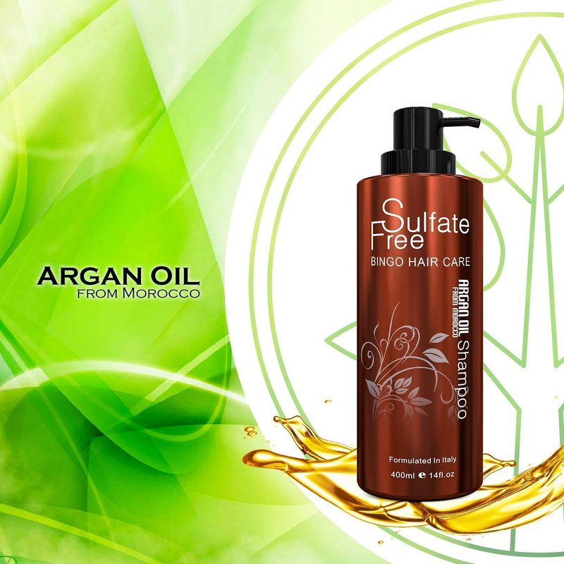 Moroccan Argan Oil Shampoo & Conditioner Set - Nourishing Hair Care | 12 oz Each