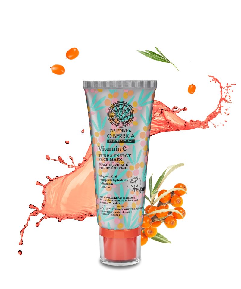 Natura Siberica C-Berrica Turbo Energy Natural Face Mask 3.38 fl oz