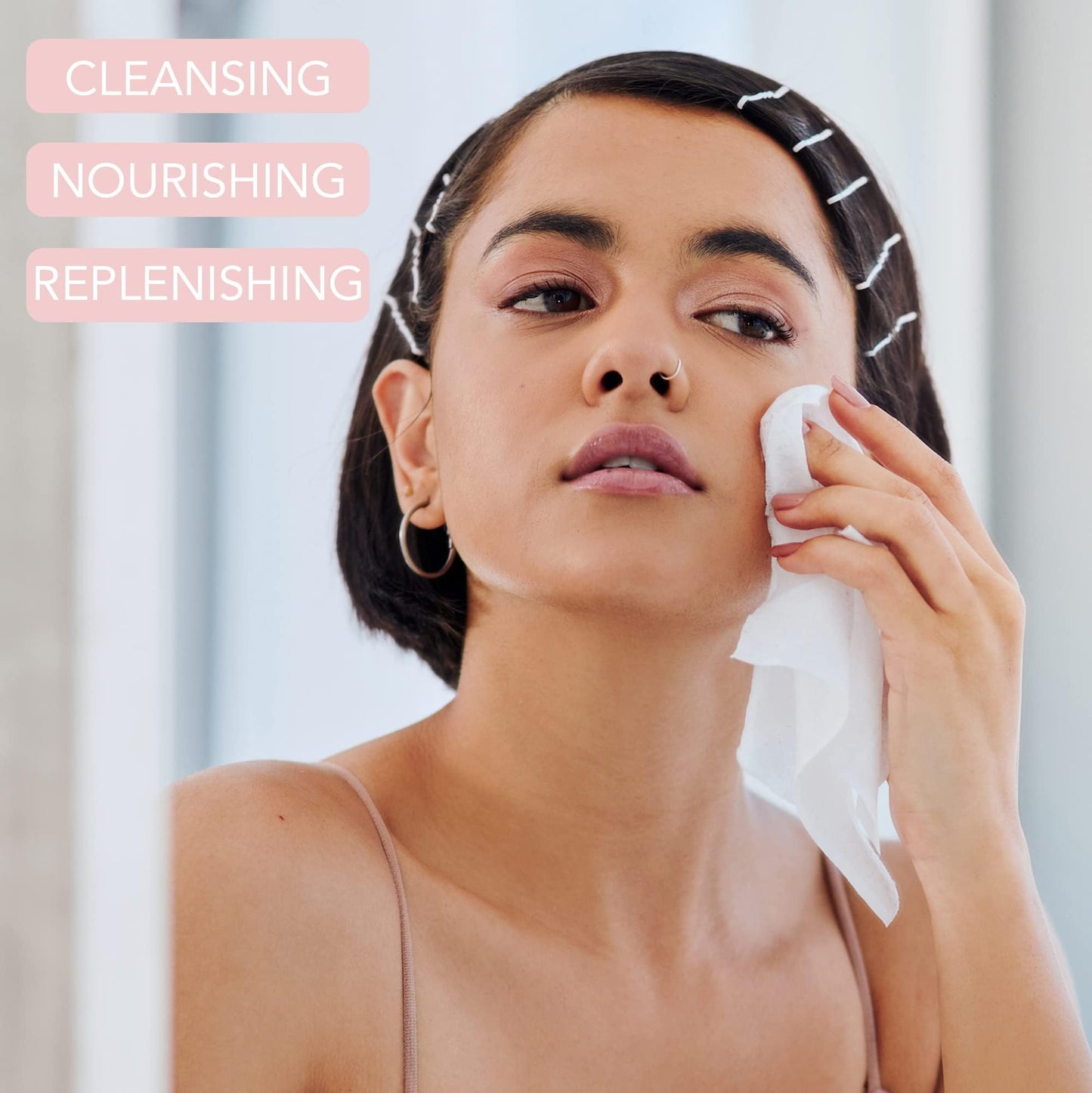 Dr. Wellness Gentle Cleansing Facial Wipes Variety Pack for All Skin Types, 30 Count (Pack of 4), Collagen