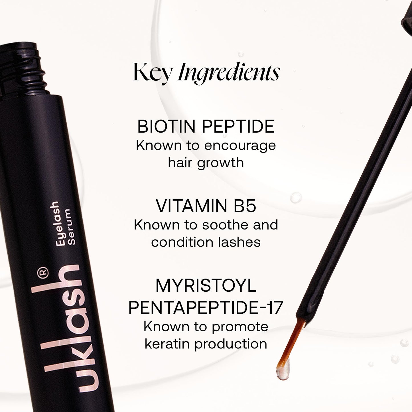 UKLASH Eyelash Growth Serum - #1 Rated Lash Serum for Longer, Fuller Lashes - Formula for Naturally Longer Lashes and Extensions - Vegan & Cruelty-free