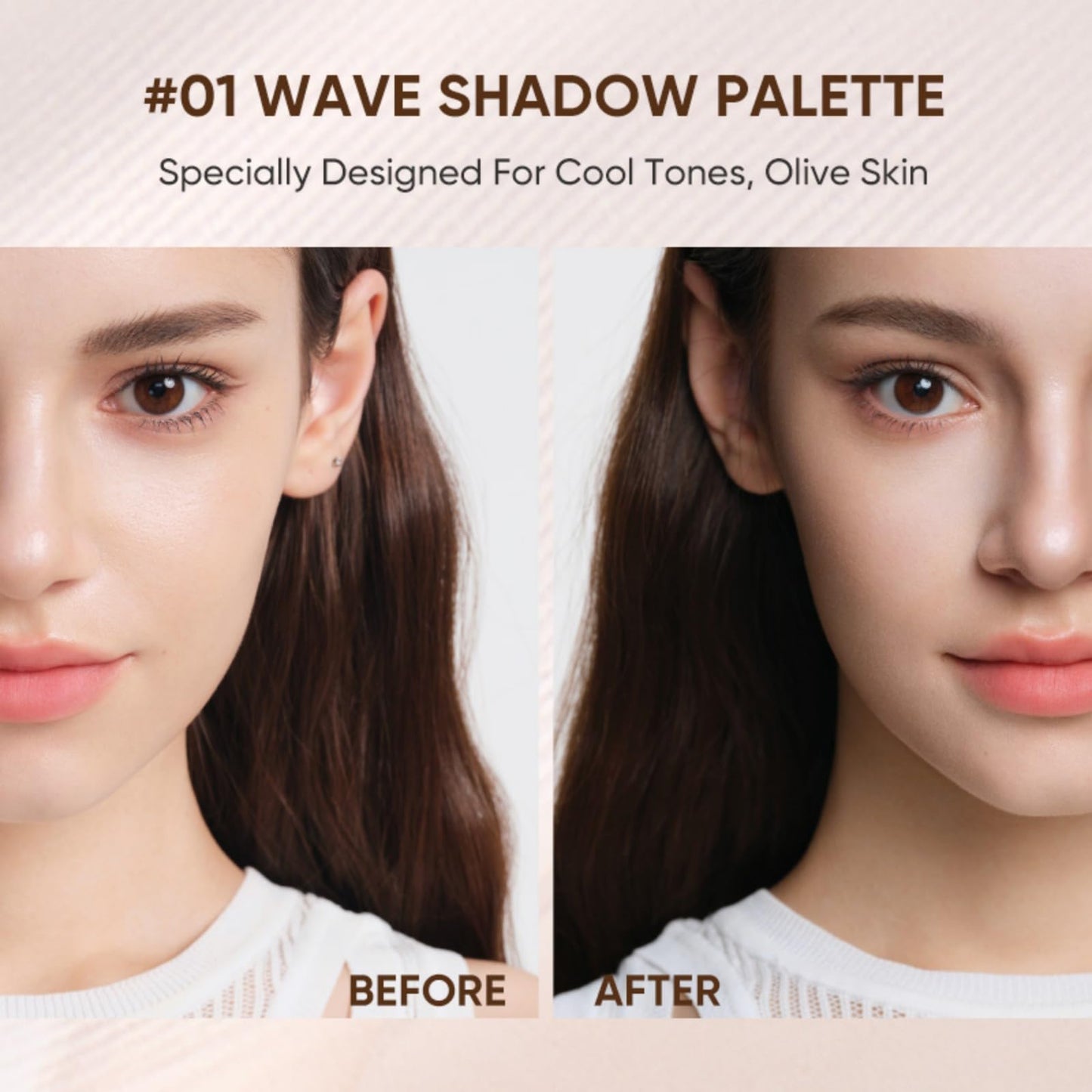 JUDYDOLL Highlight & Contour Palette, All-in-One Matte Highlighter Contour Compact, Blendable Face Makeup for Beginners