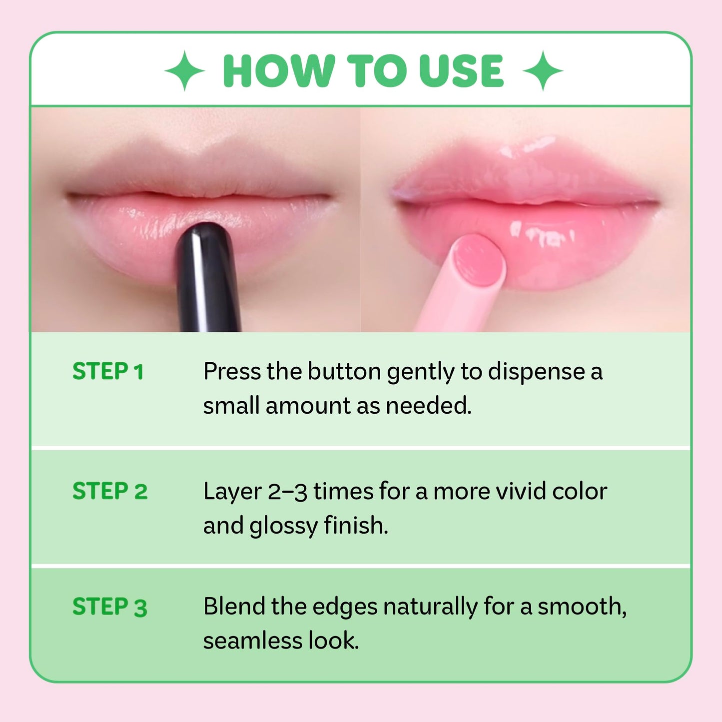 COLORGRAM Fruity Glass Stick 01 ENDEARING FIG | Long-Lasting Juicy Lip Tint with Radiant, Glossy Finish | Melting Syrupy Texture for Vibrant, Hydrated Lips | Non-Sticky Shine