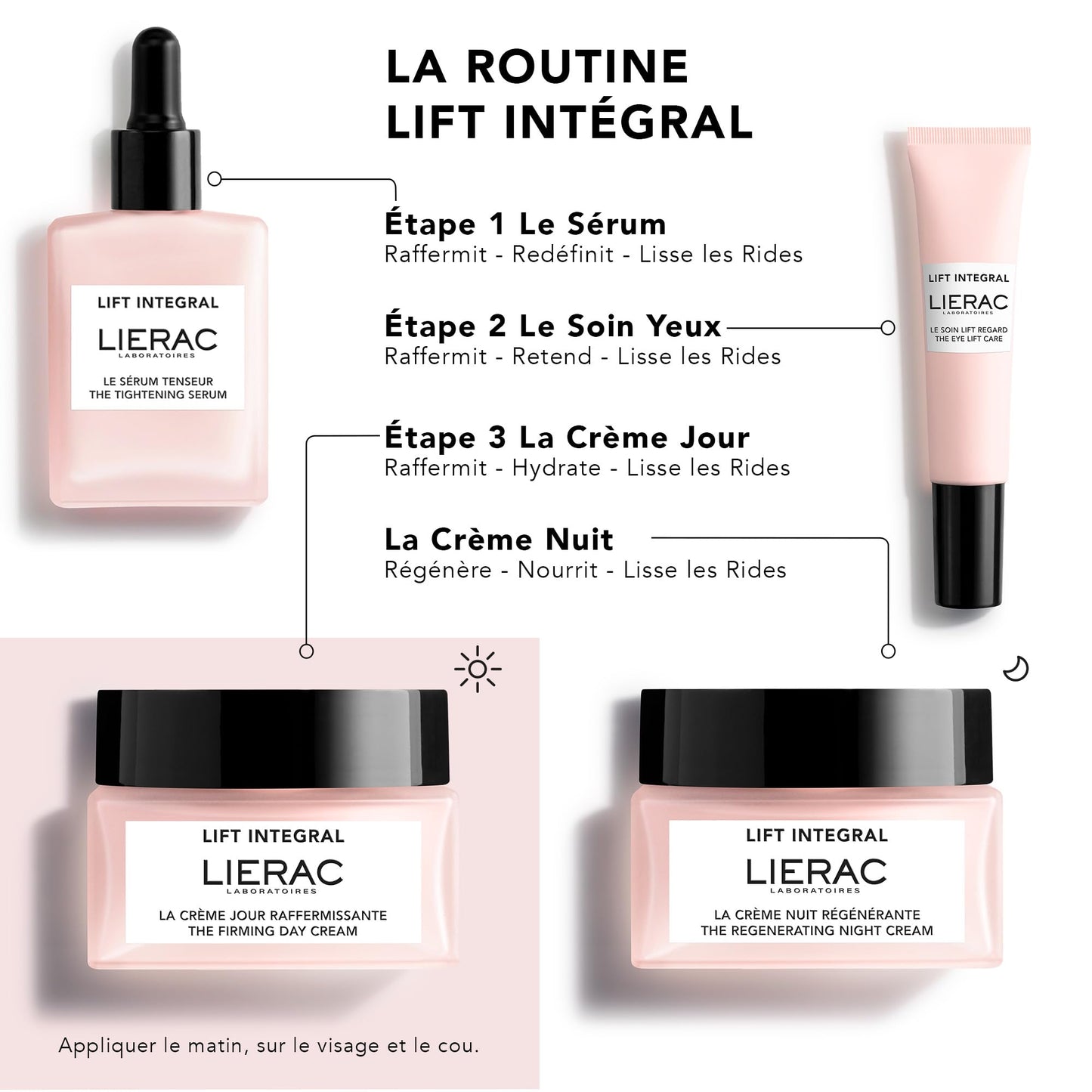 Lierac Lift Integral Firming Day Cream Refill - Moisturizer with Hyaluronic Acid - Firms, Hydrates & Smooths Wrinkles - Suitable for All Skin Types, Including Sensitive - 50ml Jar Refill