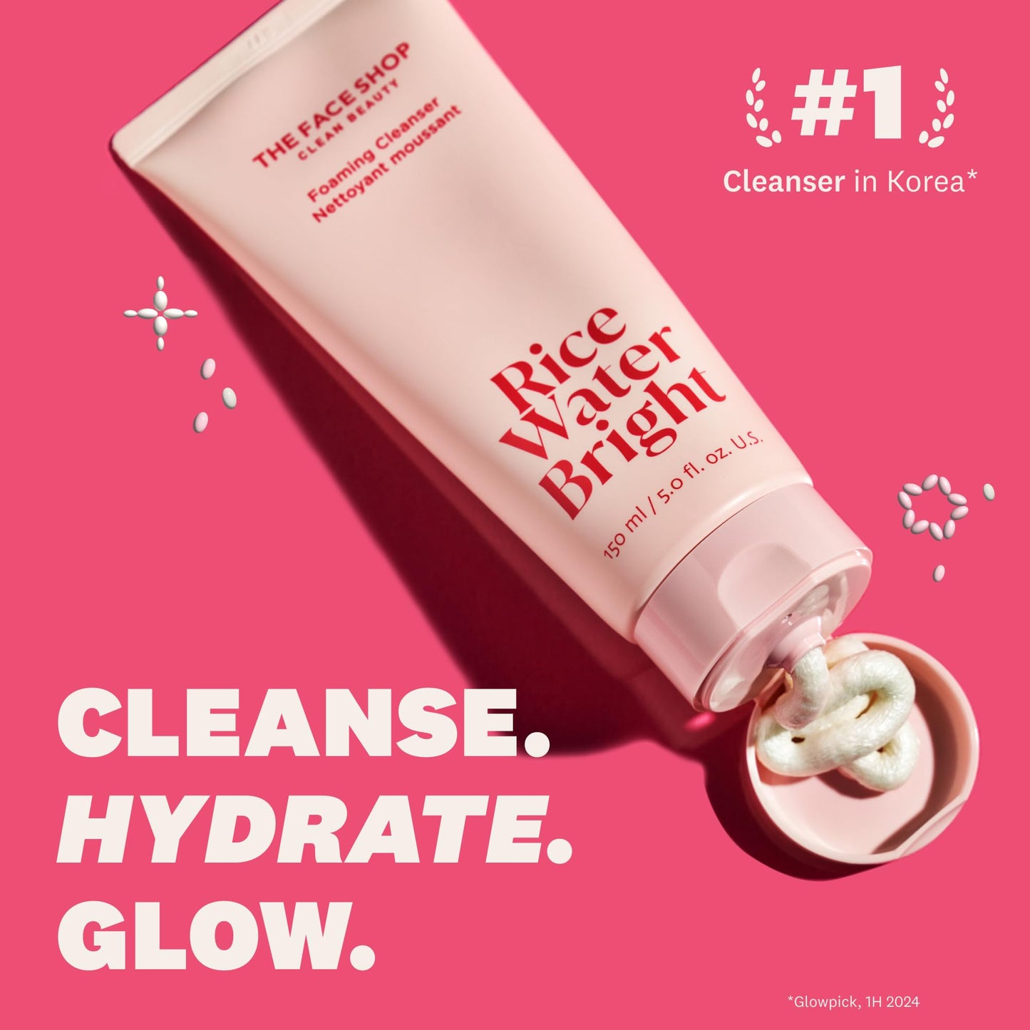 The Face Shop Rice Water Bright Foam Cleanser