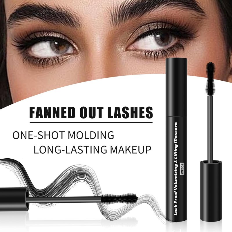 Telescopic Tubing Mascara for Women 60 Plus - Sky High Lift, Waterproof Formula with Nourishing Essence, Clump-Free & Long-Lasting Lash Definition
