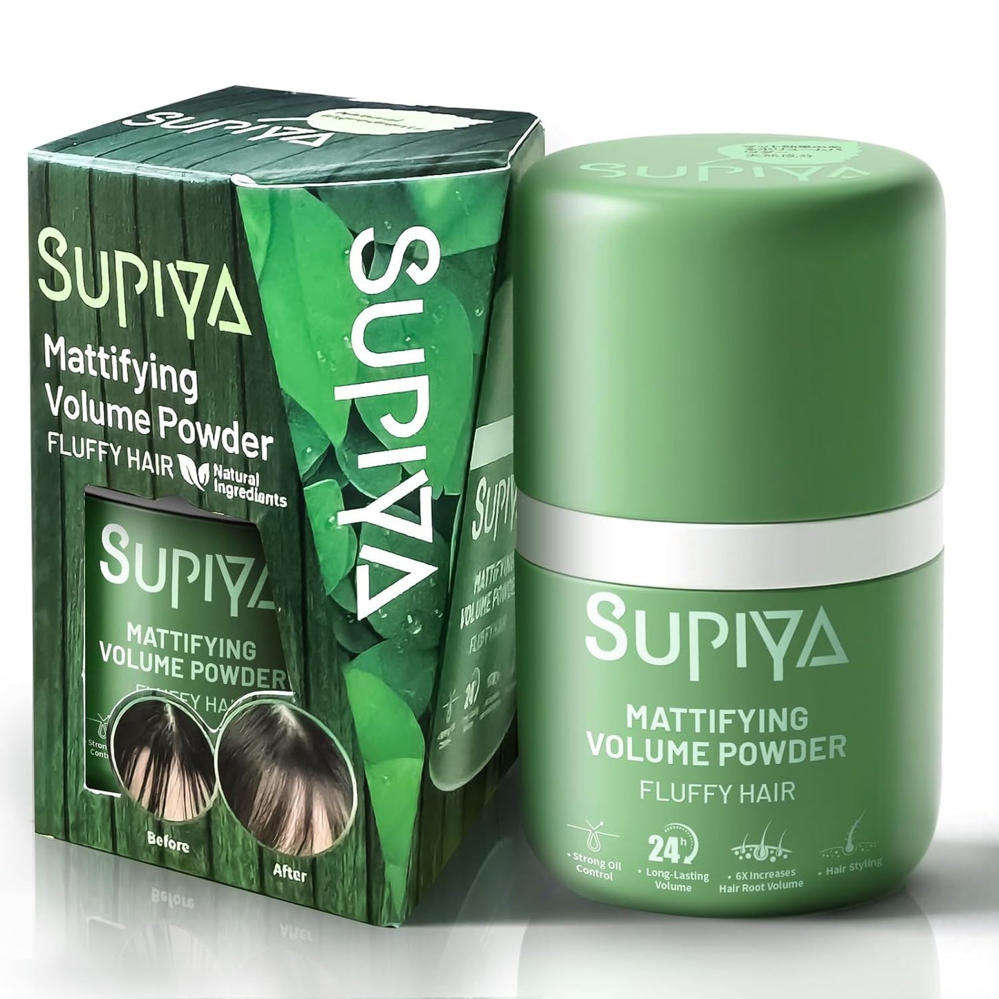 Dry Shampoo Powder - Mattifying Volume for Men & Women | Instantly Absorbs Oil & Adds Volume